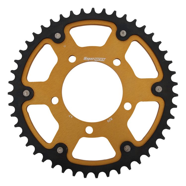 Rear sprocket SUPERSPROX STEALTH RST-829:47-GLD zlato 47T, 530