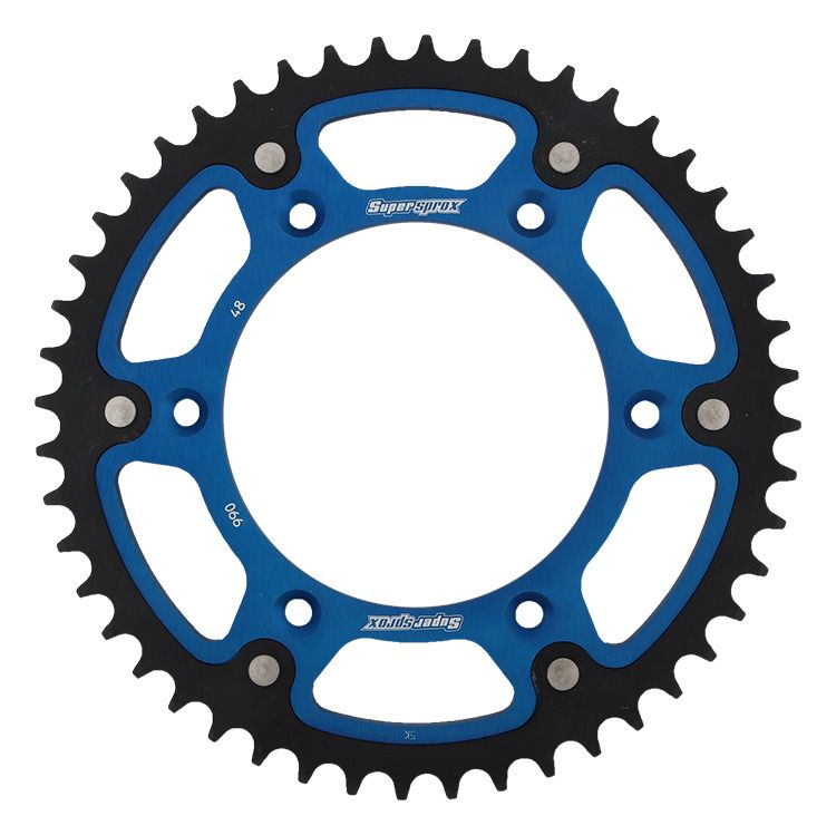 Rear sprocket SUPERSPROX STEALTH RST-990:48-BLU plavi 48T, 520