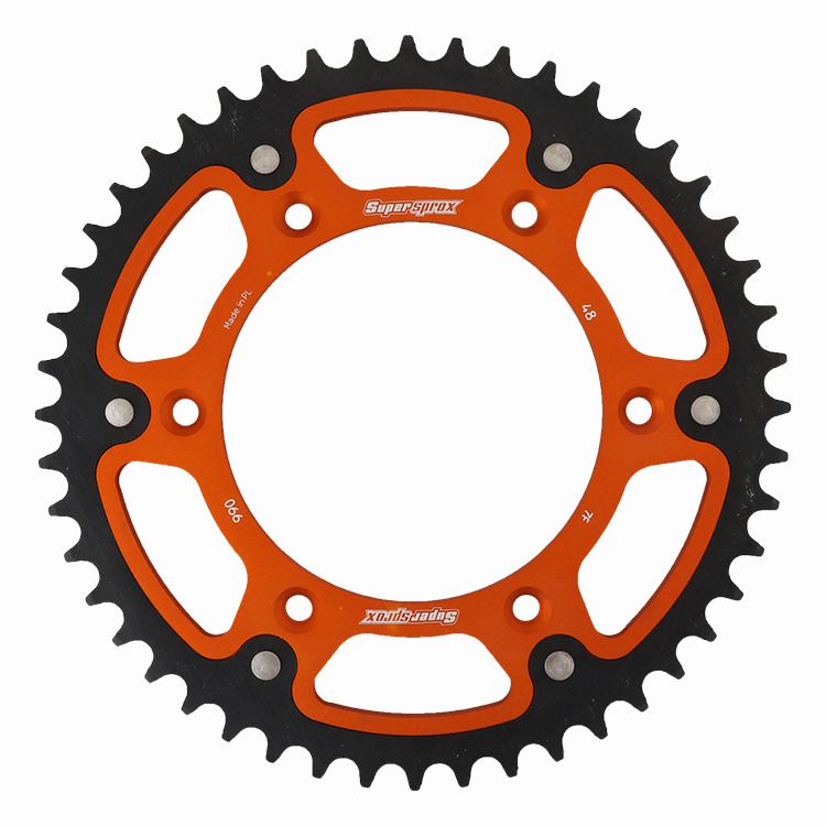 Rear sprocket SUPERSPROX STEALTH RST-990:48-ORG orange 48T, 520
