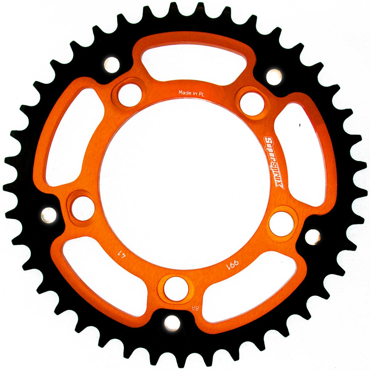 Rear sprocket SUPERSPROX STEALTH RST-991:41-ORG orange 41T, 525