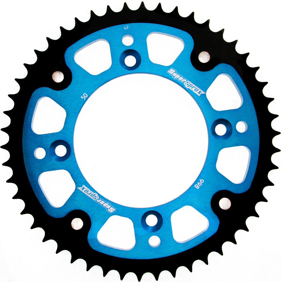 Rear sprocket SUPERSPROX STEALTH RST-998:50-BLU plavi 50T, 428