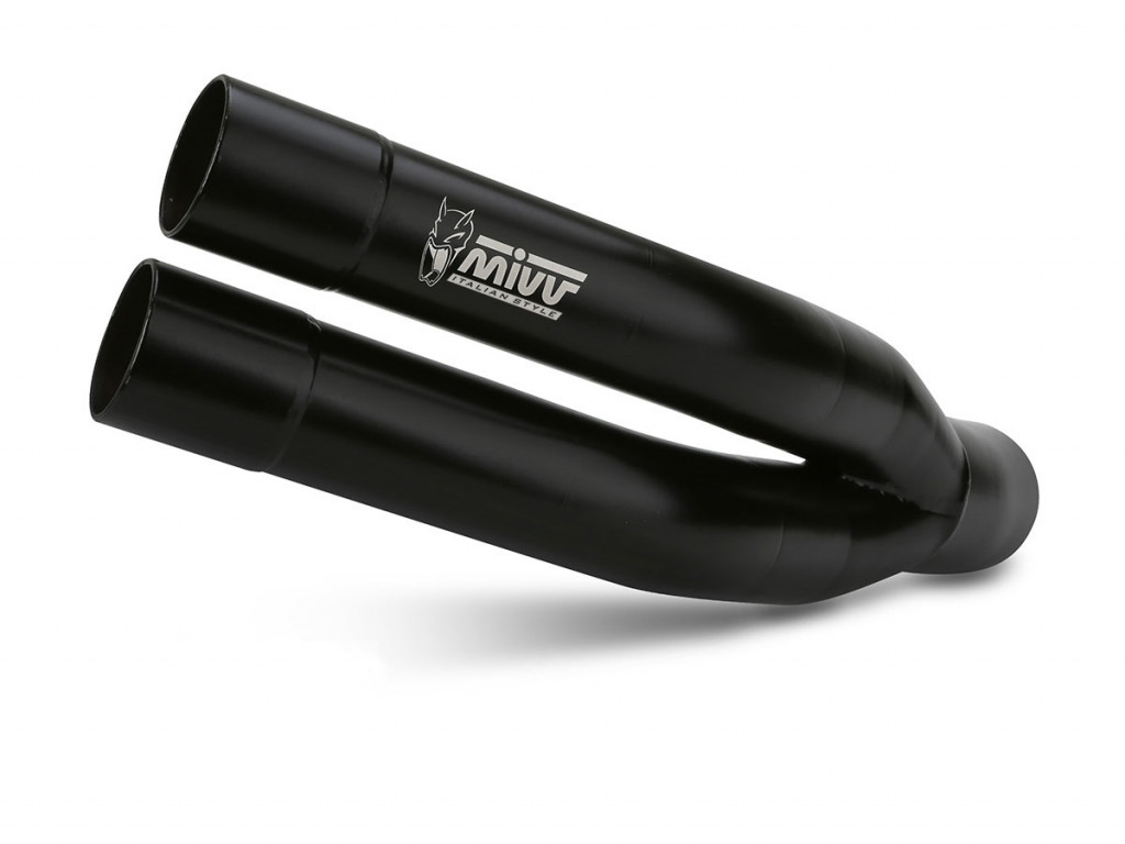 Silencer MIVV DOUBLE GUN S.044.LDGB Crni