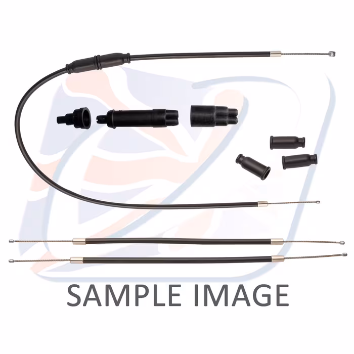 1:2 Choke cable assembly Venhill S01-5-110 featherlight Crni