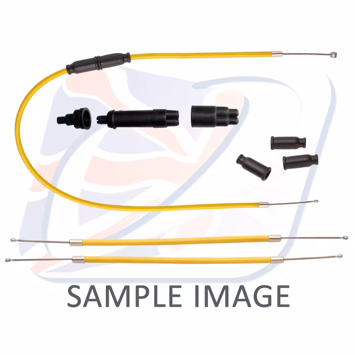 1:2 Choke cable assembly Venhill S01-5-110 featherlight Yellow