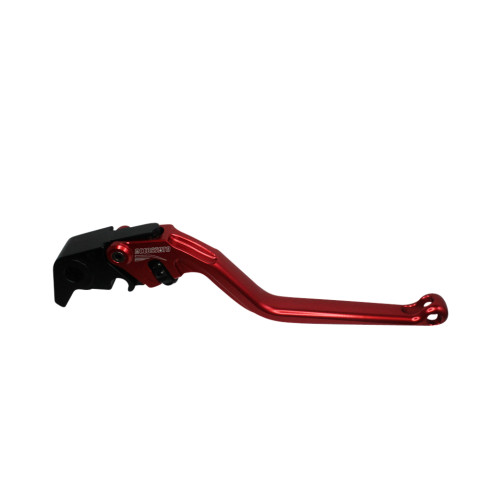 Brake lever ACCOSSATO EDM001 fixed CNC-worked aluminium, red