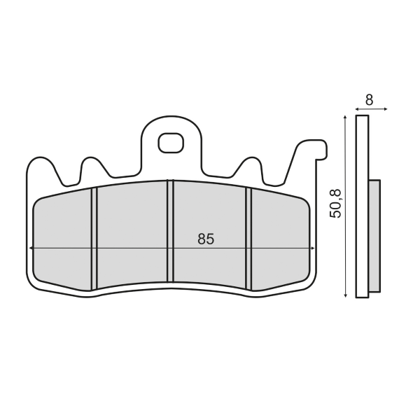 Disk pločice RMS 225103193 sintered