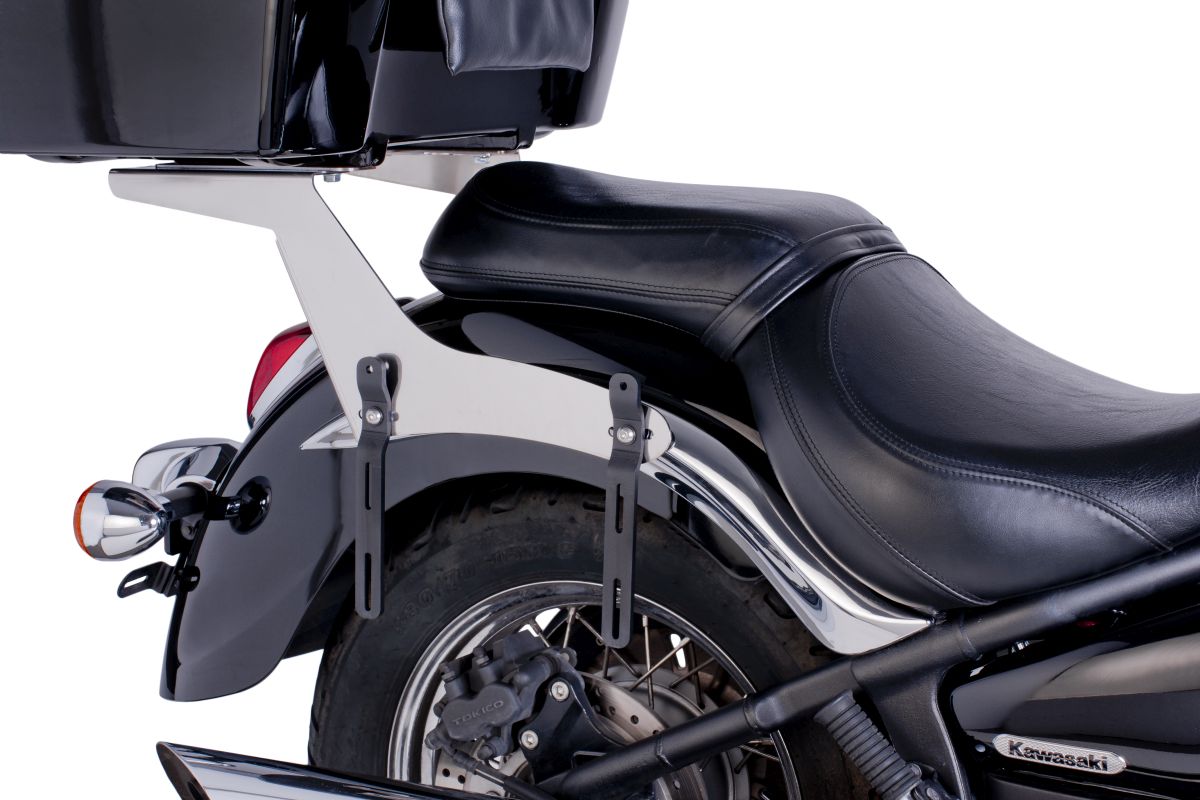 Rigid saddlebag supports CUSTOMACCES SL SL0007N Crni