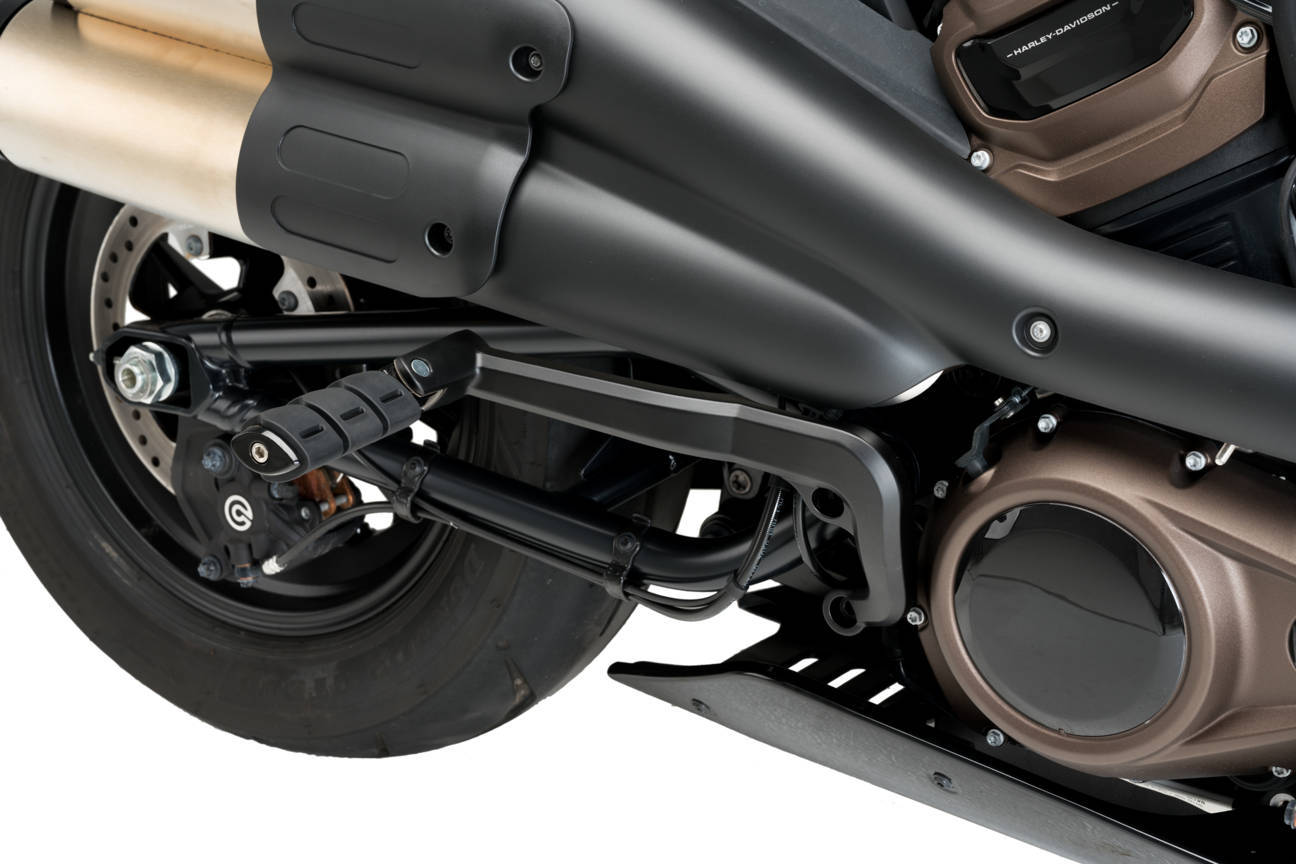 Footpegs support CUSTOMACCES COMBO SOP002N Crni