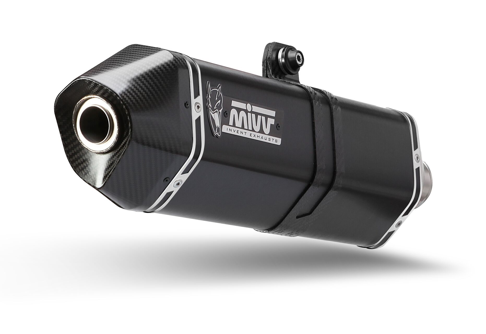 2 silencers kit MIVV SPEED EDGE AT.012.LRB steel black