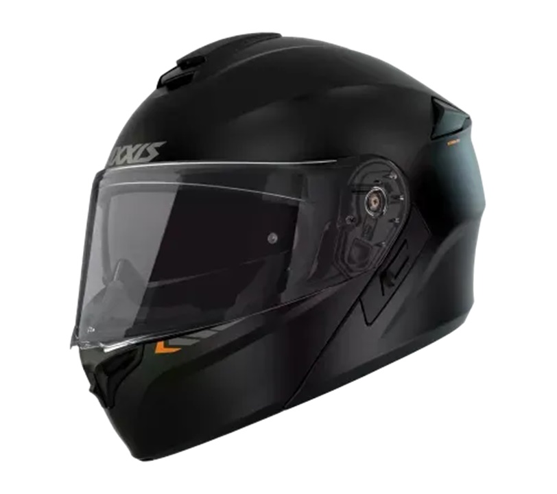 FLIP UP helmet AXXIS STORM SV S solid a1 gloss black XS