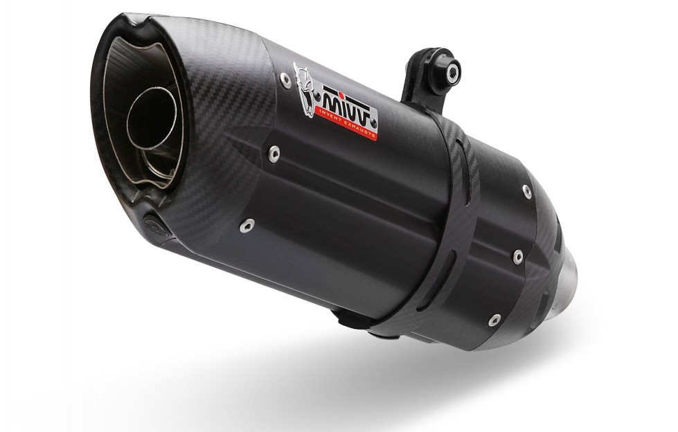 Silencer MIVV SUONO T.016.L9 Steel black for TRIUMPH Speed Triple 1050 2016-2019