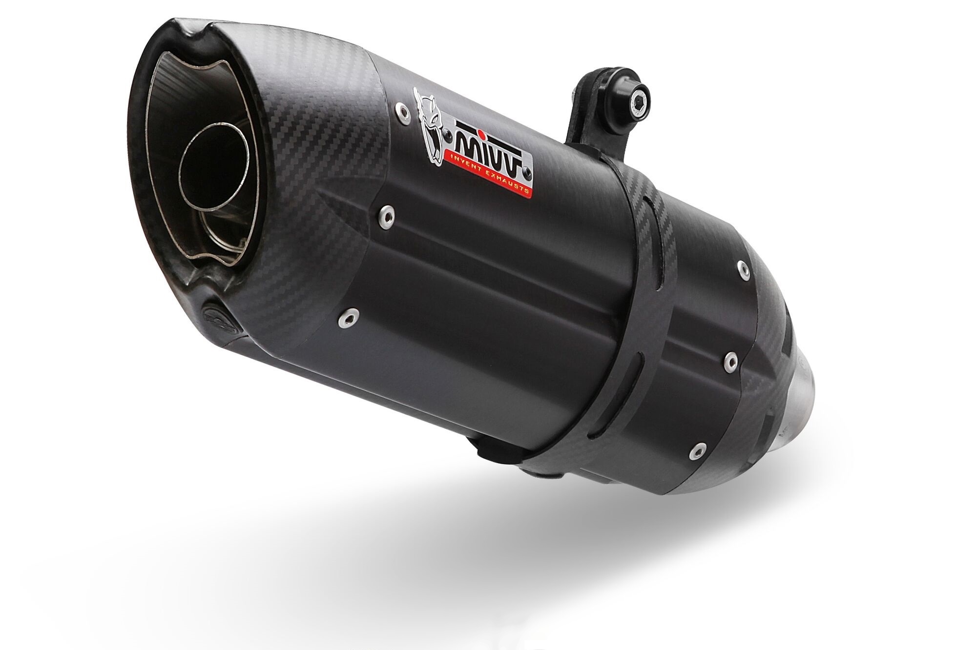 2 silencers kit MIVV SUONO K.010.L9 Steel Black