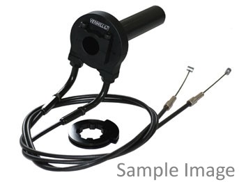 Fast action twistgrip 888 Venhill T01-4-128/888 including cable