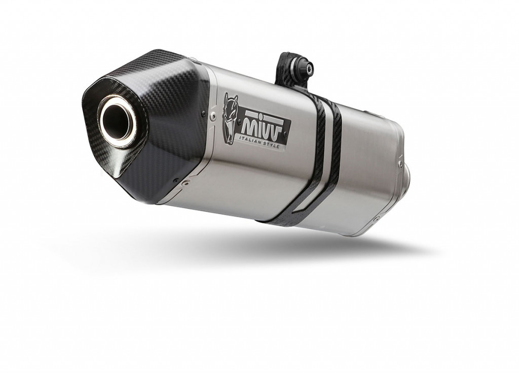 Silencer MIVV SPEED EDGE T.018.LRX Stainless Steel / Carbon Cap