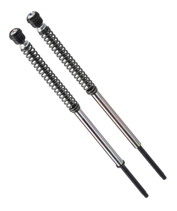Pressurized cartridge BITUBO adjustable: spring preload; Rebound, Compression without Oil; black ring. Lowering to -20mm