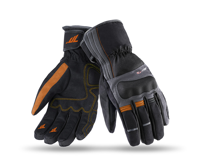 Rukavice Seventy Degrees 70° SD-T5 BLACK/DARK GREY/ORANGE S
