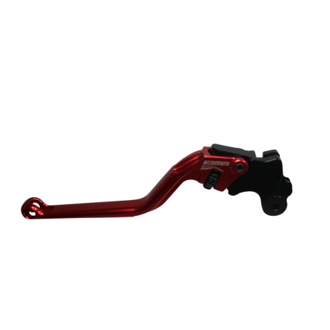 Clutch Lever ACCOSSATO ESM048 fixed CNC-worked aluminium, red