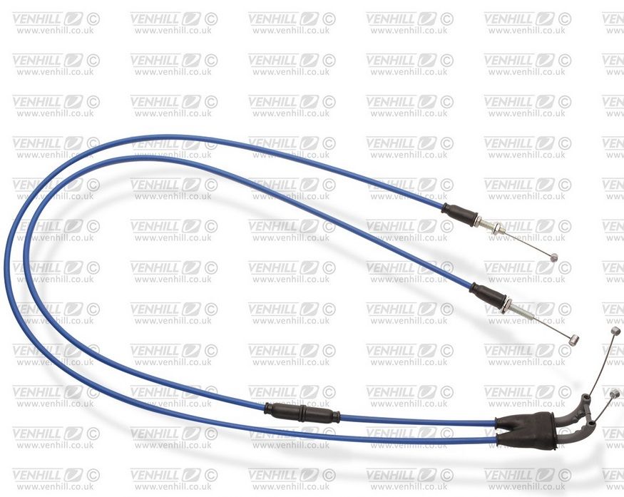 Twistgrip conversion 600A Venhill K02-4-042/9-BL featherlight plavi