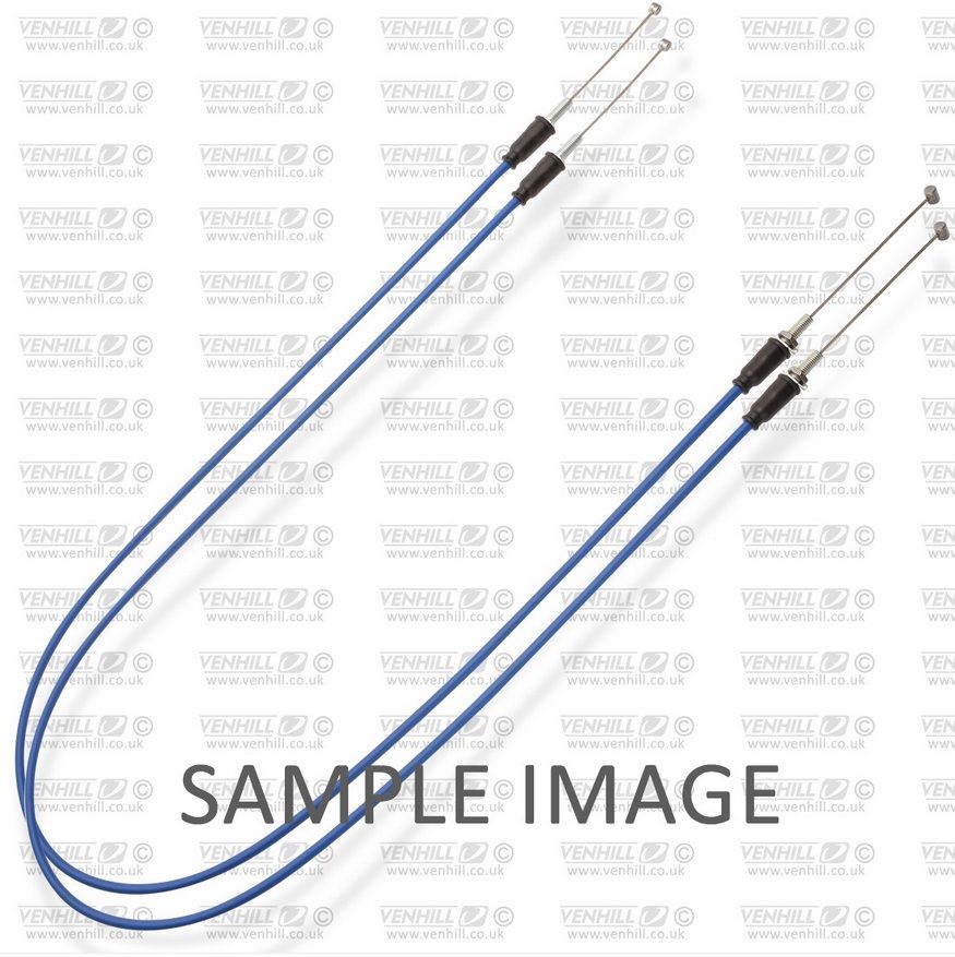 Throttle cables (pair) Venhill H02-4-060-BL featherlight plavi