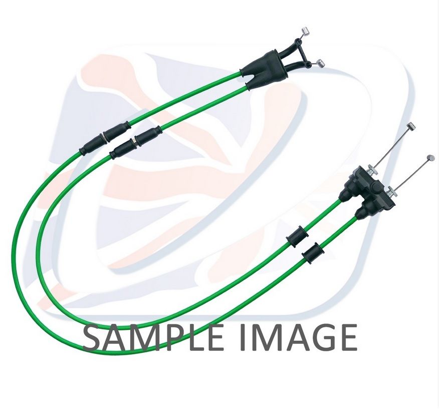 Throttle cables (pair) Venhill Y01-4-065-GR featherlight green