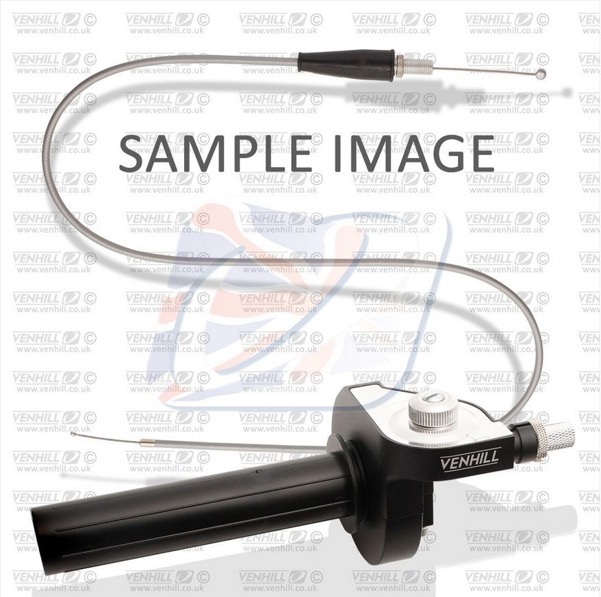 Twistgrip conversion 600A Venhill S01-4-044/9-GY featherlight grey
