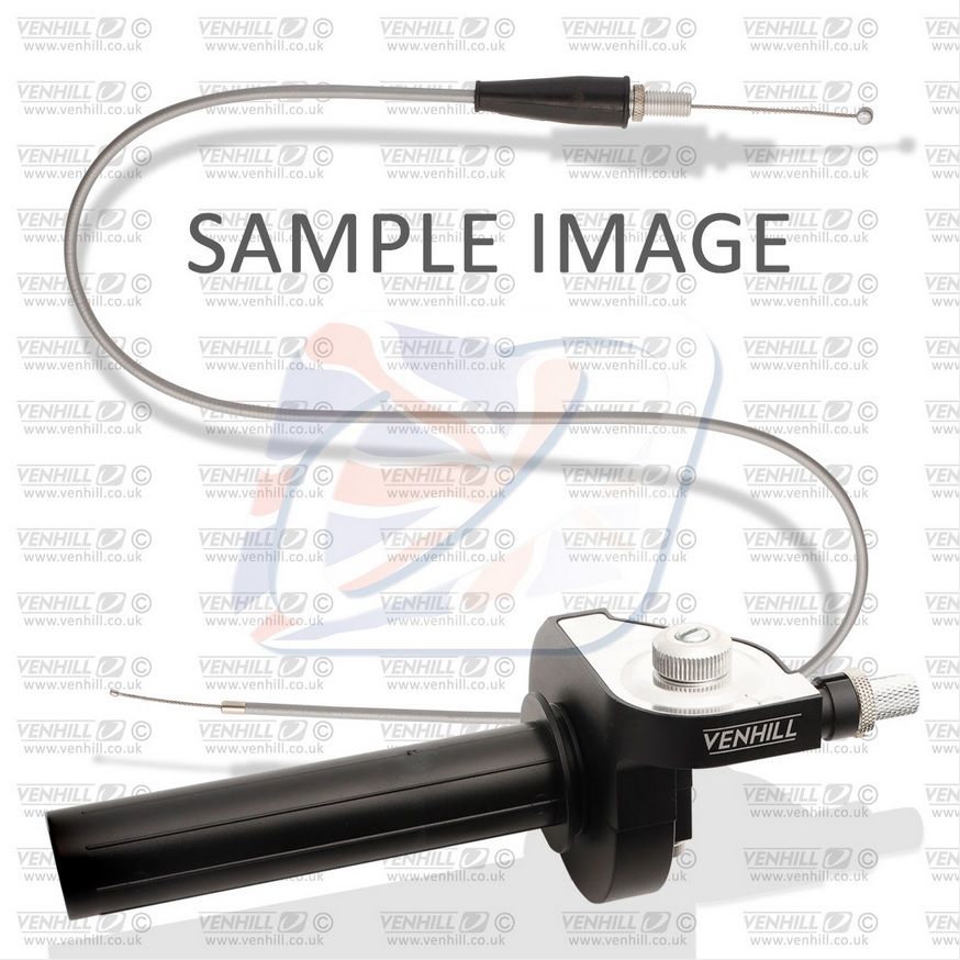 Twistgrip conversion 600A Venhill Y01-4-042-GY featherlight grey