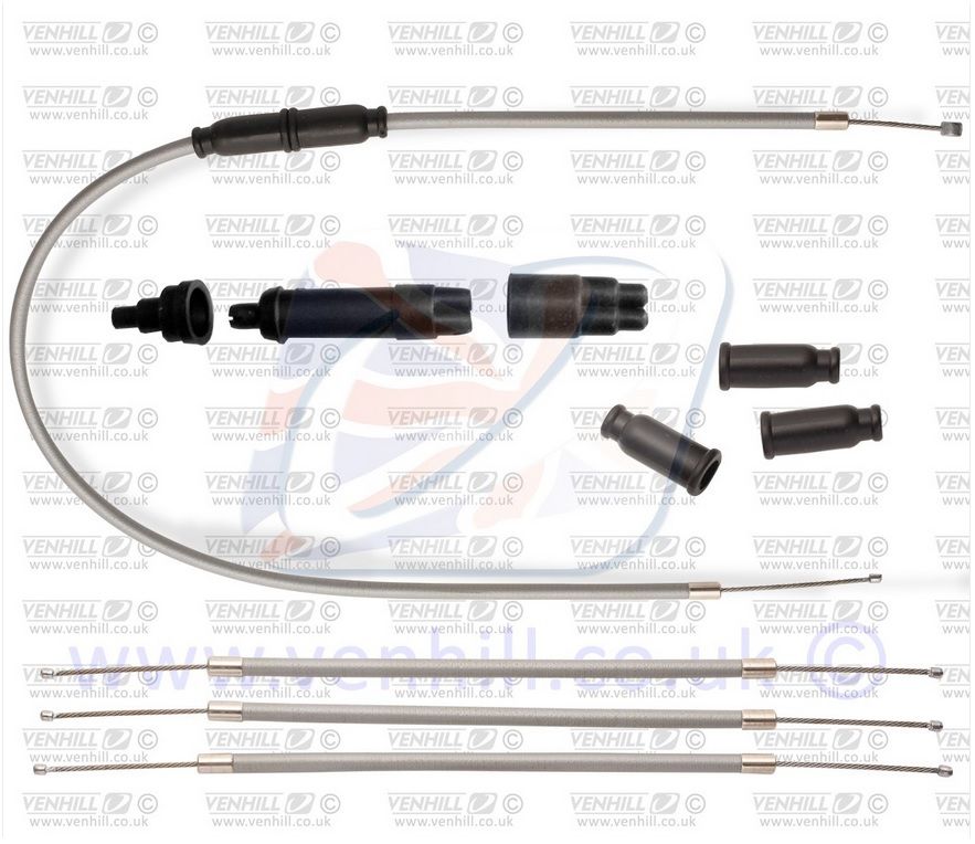 Throttle cable Venhill N01-4-110-GY grey