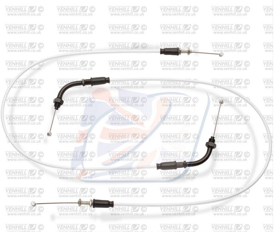 Throttle Cable Venhill K01-4-005-WT featherlight white