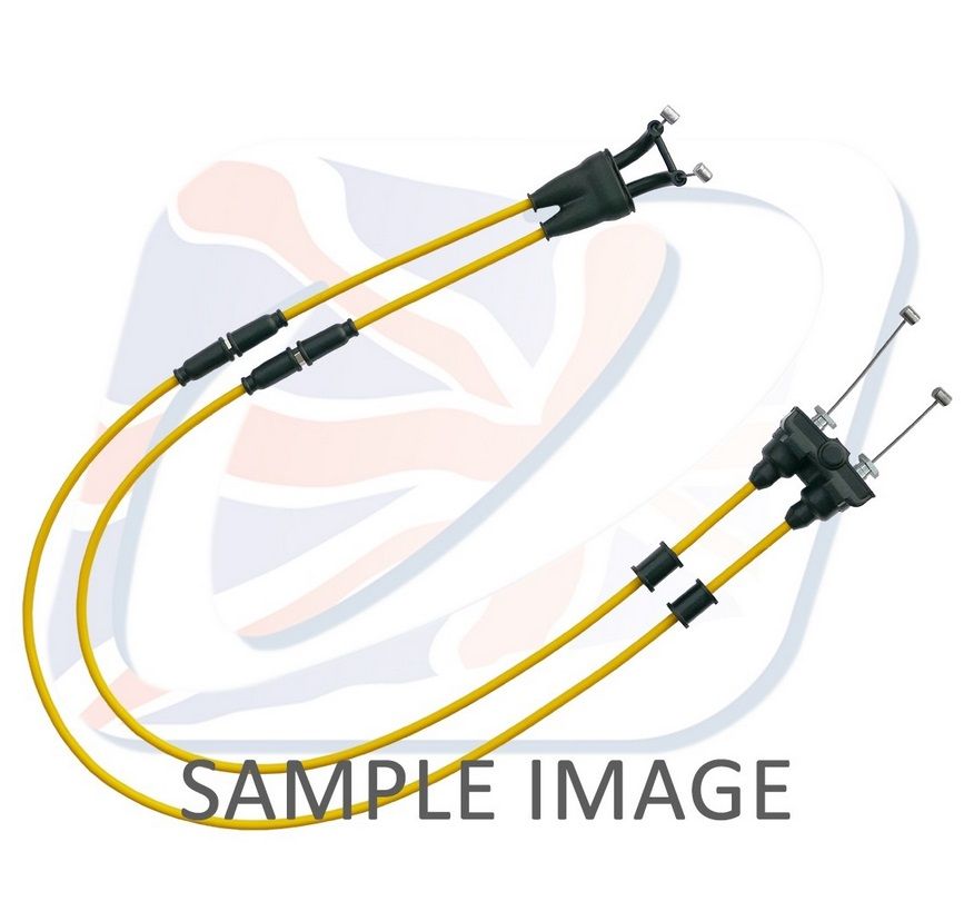 Throttle cables (pair) Venhill Y01-4-065-YE featherlight yellow
