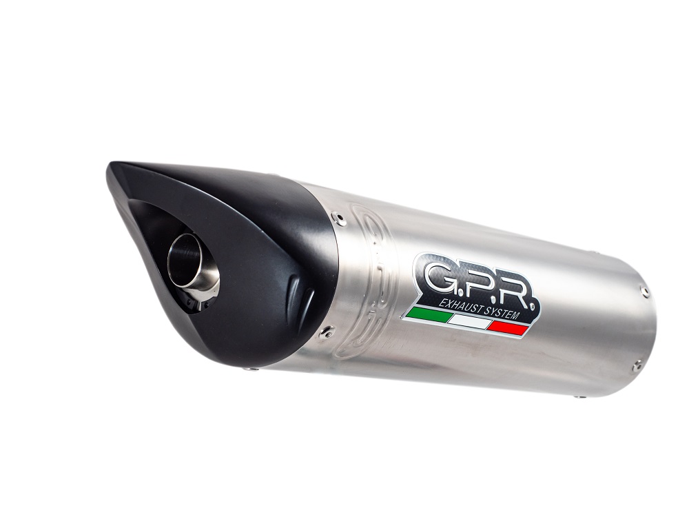 Slip-on exhaust GPR TIBURON BE.2.TIBTO Brushed Titanium