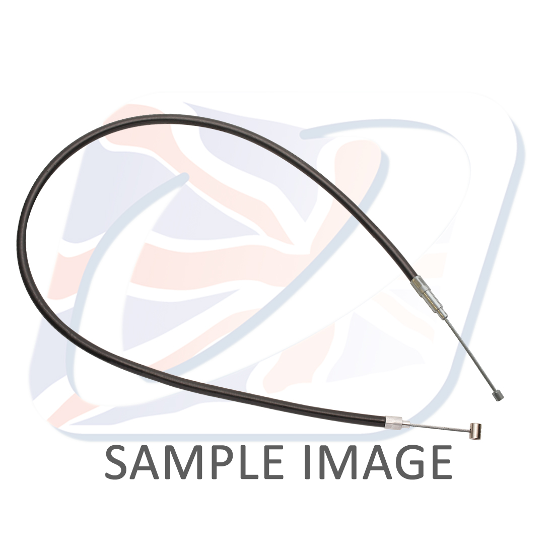 Front brake cable Venhill T01-1-105 Crni