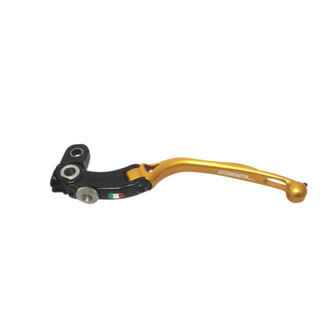 Folding lever ACCOSSATO LV017 in aluminium for ACCOSSATO full clutch zlato