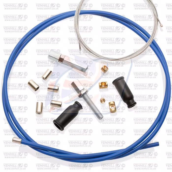 Universal throttle cable kit Venhill U01-4-101 5mm, 1.35m Plavi