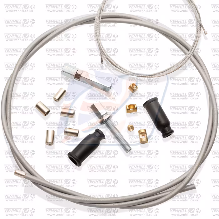 Universal throttle cable kit Venhill U01-4-101 5mm, 1.35m Grey