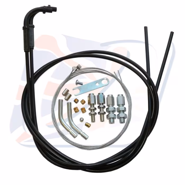 DOMINO Universal throttle cable kit Venhill U01-4-152 1m Crni