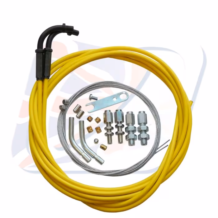 DOMINO Universal throttle cable kit Venhill U01-4-153 2m Yellow