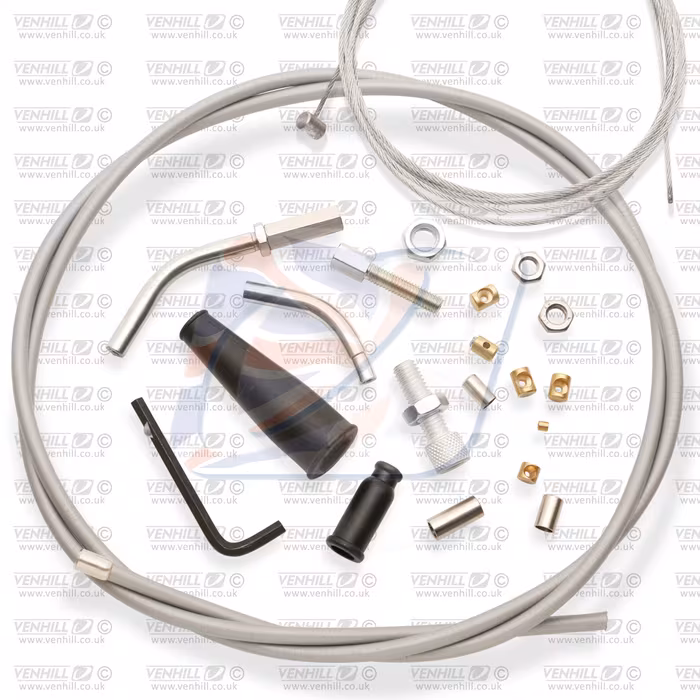 Universal throttle cable kit Venhill U01-4-600A/A (less 600A) Grey