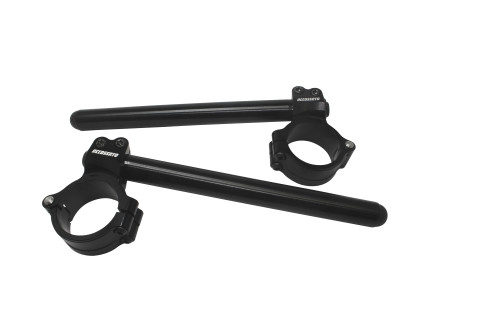 Pair of raised clip-on ACCOSSATO CP004 +10 mm 10 degrees inclination, black