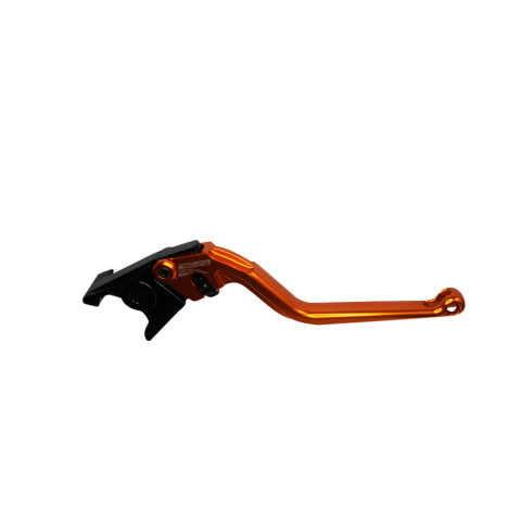 Brake lever ACCOSSATO EDF008 fixed CNC-worked aluminium, orange