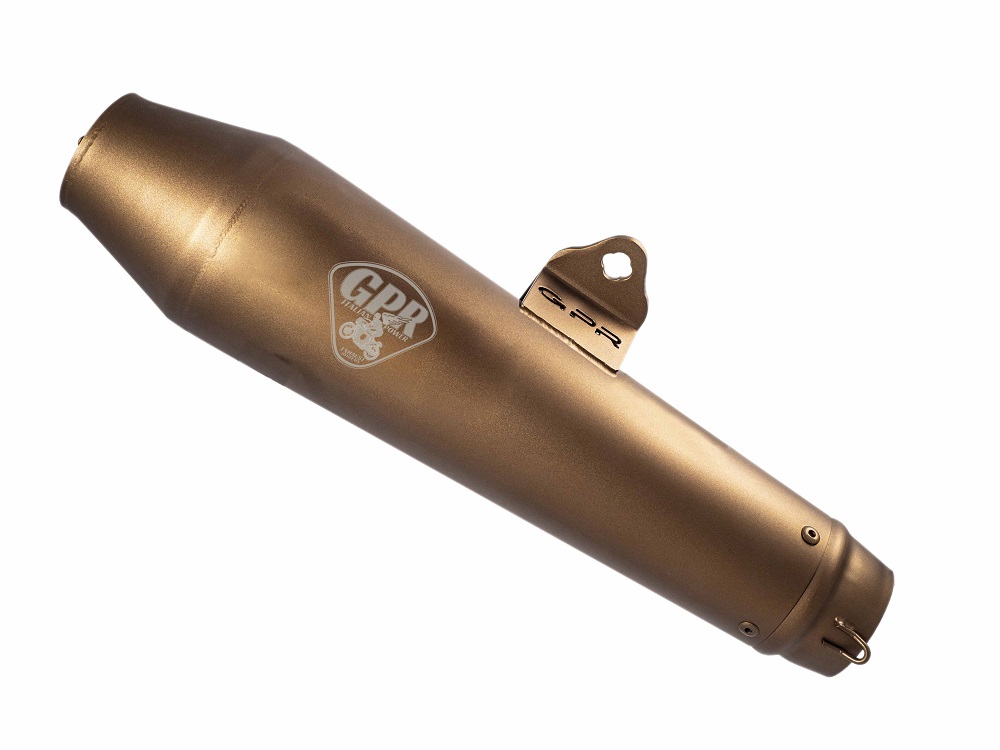 Universal silencer GPR ULTRACONE CAFÉ RACER CAFE.1.ULTBRZ Bronze without link pipe