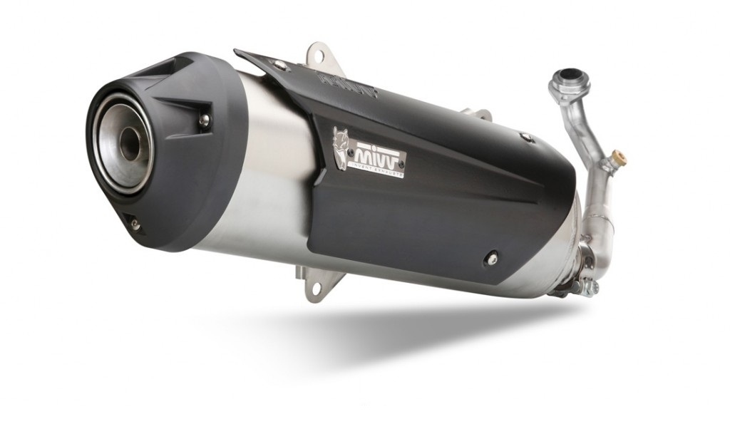 Cijeli ispušni sustav 1x1 MIVV SPEED EDGE C.HO.0007.B Stainless Steel for HONDA SH 300 i 2015-2016