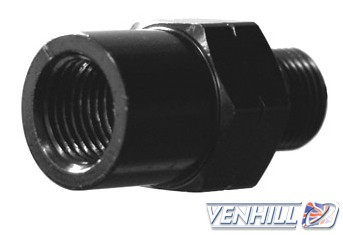 Female adaptor Venhill POWERHOSEPLUS 3/60125FA/BLACK 10x1.25mm Crni
