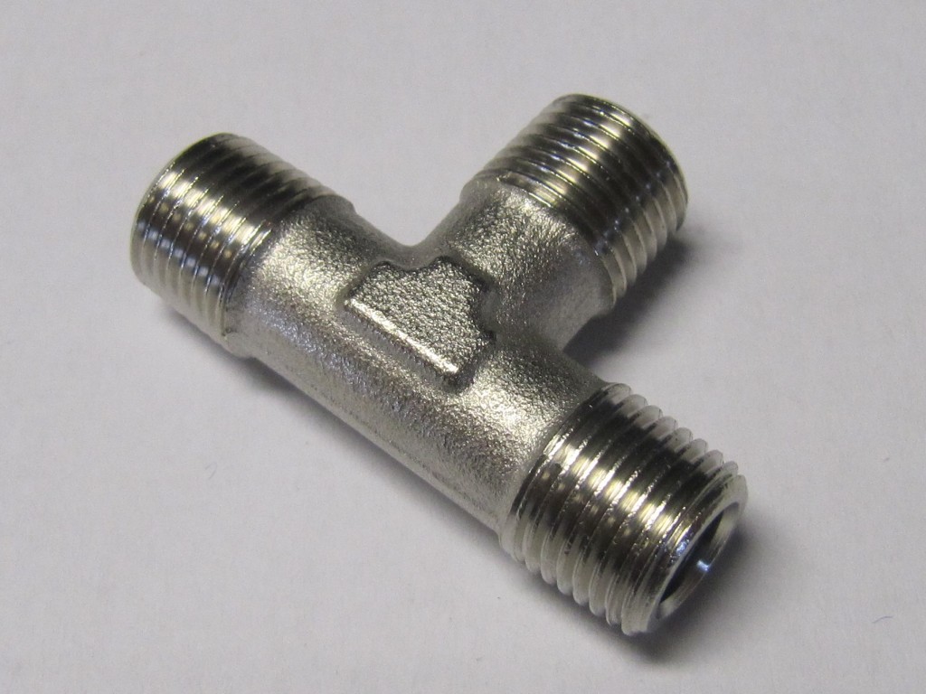 T-connector Venhill POWERHOSEPLUS 776-L Nickel