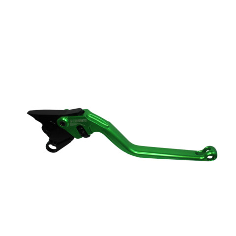 Brake lever ACCOSSATO EDB080 fixed CNC-worked aluminium, green
