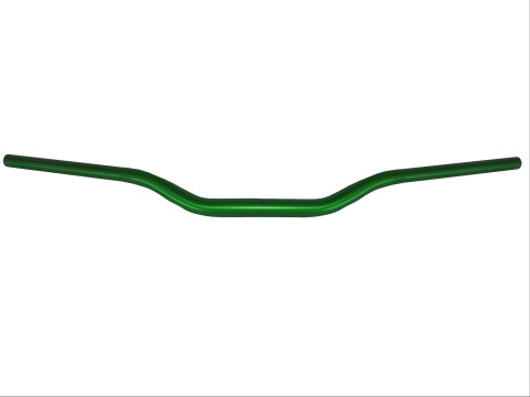 Handlebar ACCOSSATO HB032 Aluminium Made With Variable Diameter - 28 mm green