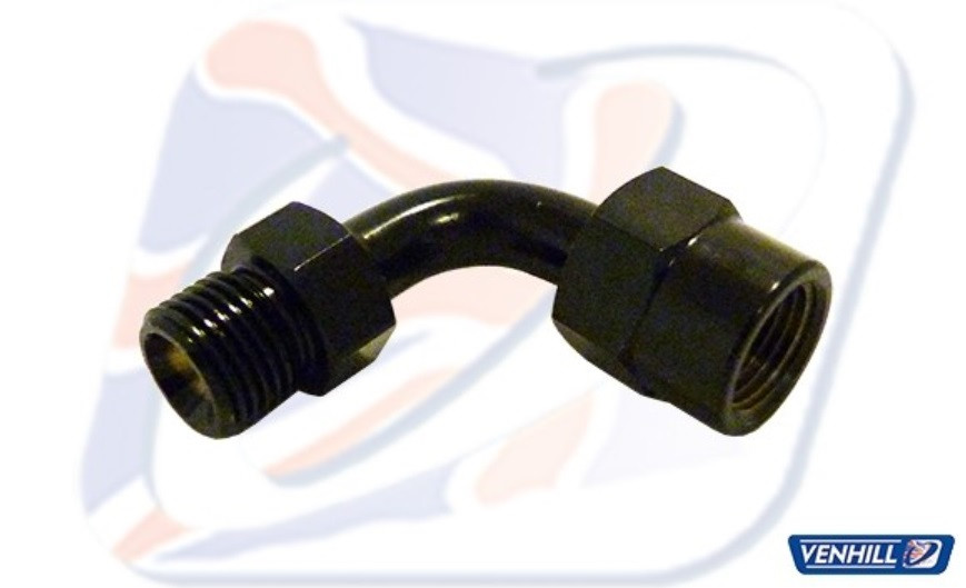 Swivel joint Venhill E690/BLACK 90DEG 1/8TH BSP Crni