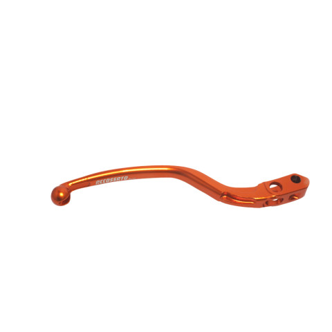 Brake lever ACCOSSATO LV001 for Accossato (no Ready to Brake) and Brembo radial brake master cylinders - fixed - in Aluminium orange