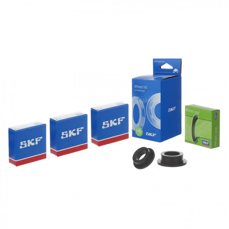 Wheel seals kit with spacers and bearings SKF VKWB-R-25-HD-D rear