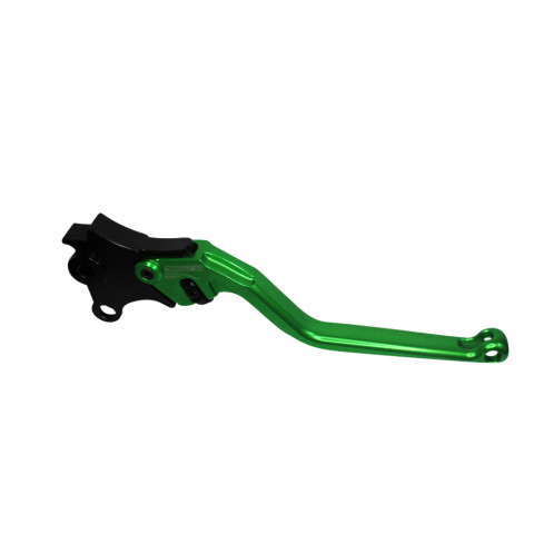 Brake lever ACCOSSATO EDB077 fixed CNC-worked aluminium, green