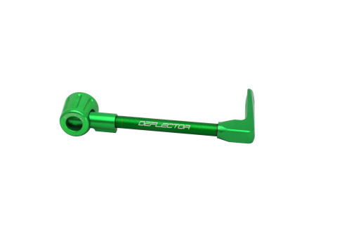 Lever guard ACCOSSATO DE001 with green hose and joint right, aluminium